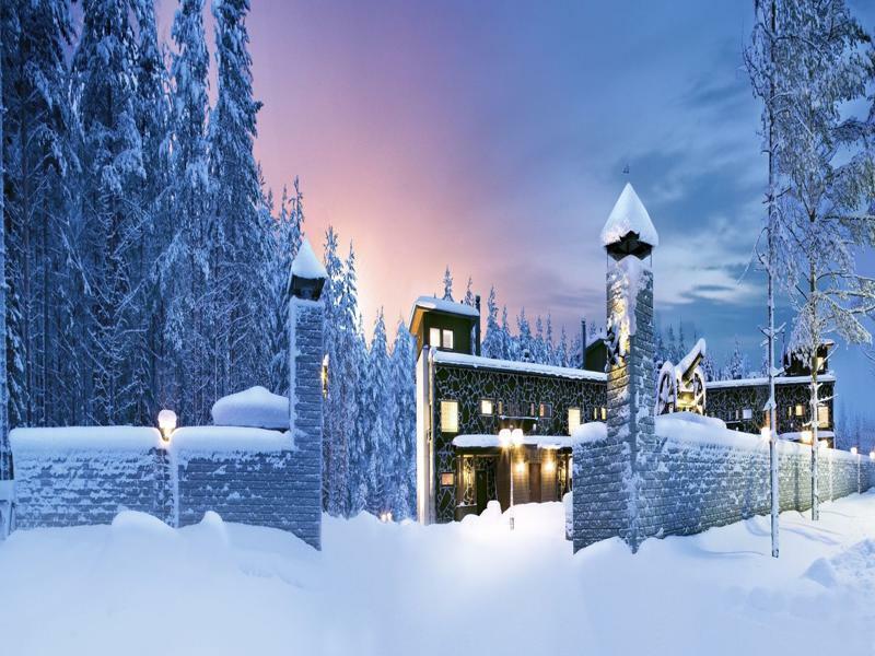 Apartmán Vuokatin Aateli Castle Vuokatti Exteriér fotografie
